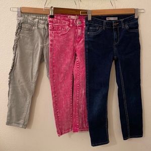 Lot of three girl’s jeans size 6